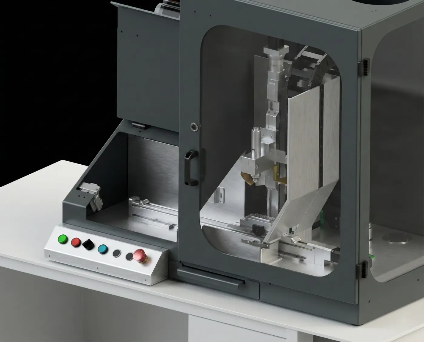 Cellule de micro-perçage automatisée pour composants de haute précision
